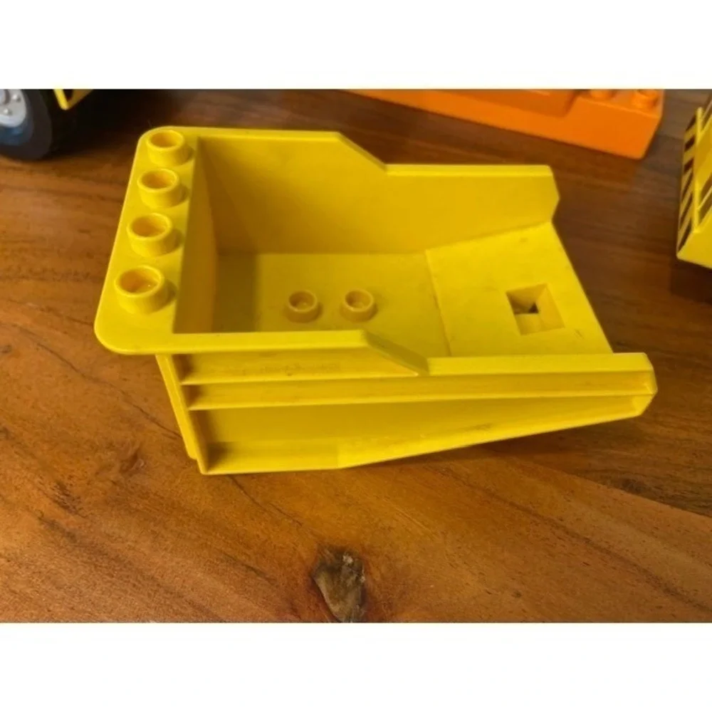 LEGO Duplo Construction Vehicle Set Front Loader Truck and Dump Bed Parts Lot